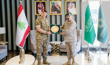 Islamic anti-terror coalition chief receives Lebanese Army commander