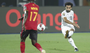 Mohamed Salah scores again as Egypt maintain perfect Cup of Nations record with Uganda win