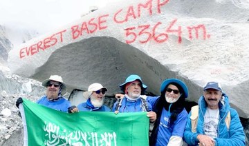 Saudi seniors reach Everest base camp
