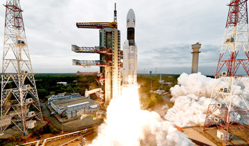 India launches moon mission a week after it was aborted