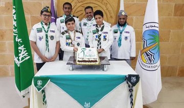 Saudi Scouts celebrate world scarf day in Riyadh