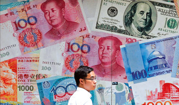 Wold markets tumble as Chinese yuan falls to weakest level against dollar since 2010