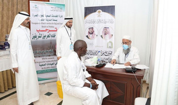 Health aid for 400 worshippers in Madinah