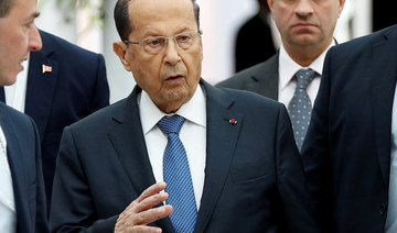 Lebanon’s Aoun vows to tend to economic, financial reforms