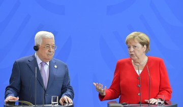 Merkel meets Palestinians’ Abbas for talks in Berlin