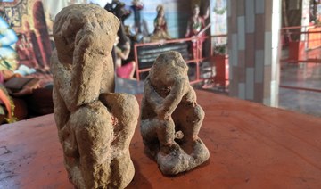 Centuries-old statues discovered at ancient Hindu temple in Karachi