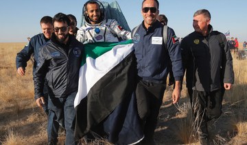 Hazza Al-Mansoori returns to Earth after historic UAE space mission