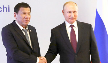Putin offers counterterrorism  help to Philippine president