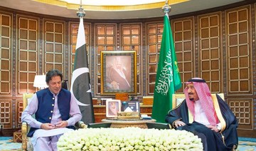 Saudi king, crown prince meet Pakistan's PM Imran Khan