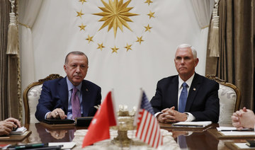 Pence meets Erdogan to urge halt to Turkey's Syria offensive