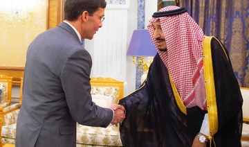 US Secretary of Defense Esper meets King Salman, asks NATO to protect Saudi Arabia from Iran