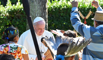 Pope apologizes after Amazon statues thrown in river