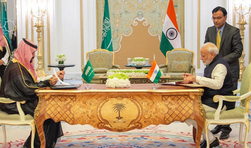 Saudi crown prince meets Indian PM Narendra Modi