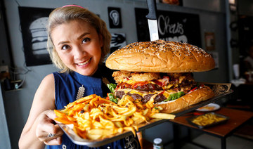The race to eat Bangkok’s ‘biggest burger,’ a 10,000-calorie challenge