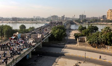 Protesters regain control of third bridge in Baghdad
