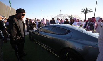 Ronaldinho buys unique Aston Martin at Riyadh Motor Show 2019