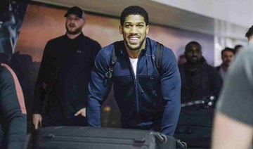 Anthony Joshua arrives in Saudi Arabia, promises ‘iconic evening of boxing’ in Clash on the Dunes