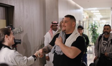 Andy Ruiz Jr promises to ‘make history again’ in Saudi Arabia clash with Anthony Joshua