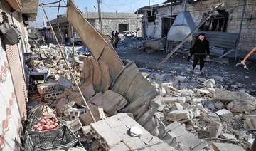 Russian, Syrian air strikes kill 17 in rebel-held northwest -rescuers