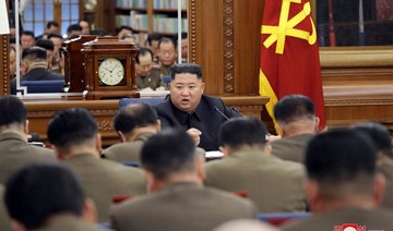 North Korean leader holds party meeting to bolster military
