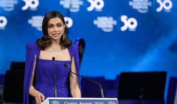 Bollywood’s Deepika Padukone receives award for mental health work in Davos