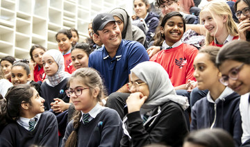US golf star Patrick Reed surprises local students with school visit