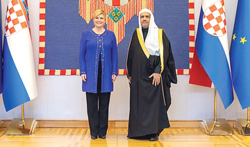 Muslim World League chief, Croatian president discuss ways to promote tolerance