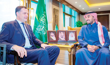 Saudi sports chief receives French foreign ministry official 