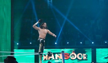 Victory for Saudi wrestler Mansoor is a highlight of WWE SuperShowDown in Riyadh