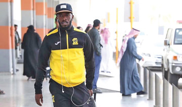 Al-Mowallad prepares for the pitch after doping ban