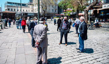 Older Turks  enjoy walks outside as coronavirus  rules relaxed in Turkey