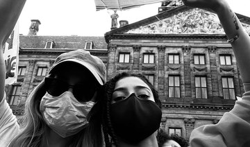 Moroccan-Egyptian model Imaan Hammam joins Black Lives Matter protests in Amsterdam