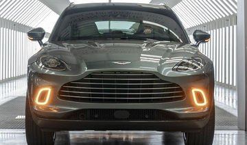 First Aston Martin DBX drives off production line