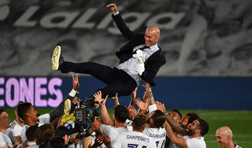 Real Madrid clinches Spanish league title with win