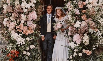 Princess Beatrice wore a vintage wedding dress loaned by the Queen 