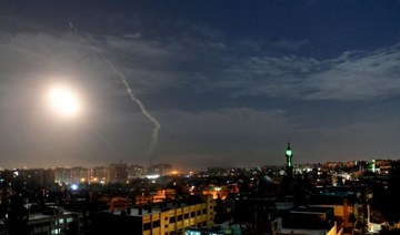 Syria says Israeli missiles intercepted over capital