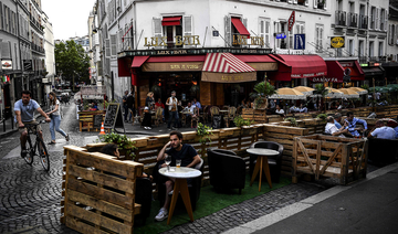 Makeshift patios take over Paris streets in virus summer