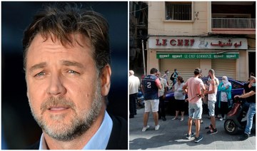 ‘Gladiator’ star Russell Crowe pitches in to rescue blast-hit Beirut eatery Le Chef
