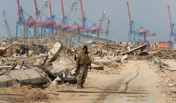 Lebanese army puts out fire at Beirut Port 