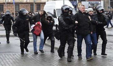 Police in Belarus detained 442 people at protests on Sunday