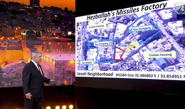 Israel’s Netanyahu says Hezbollah has ‘arms depot’ in Beirut