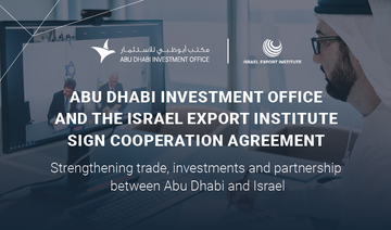 Abu Dhabi, Israel sign cooperation agreement on trade and investments