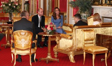Prince William and Kate welcome Ukraine president at palace