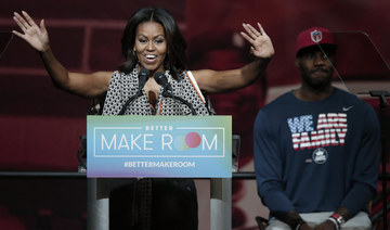 Michelle Obama, LeBron James team to help boost early US voting