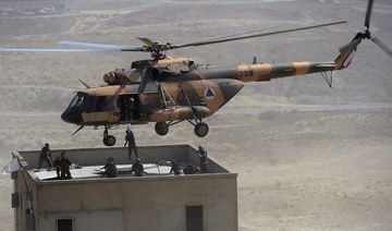 Afghan army helicopter crash kills nine in Helmand