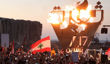 Lebanese take to the streets to mark protest anniversary