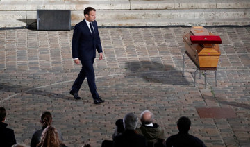 Macron says beheaded teacher was victim of stupidity, hate