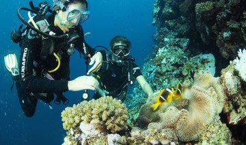 Dutch golf star Anne van Dam joins Saudi deep diver Mariam Fardous to explore Kingdom’s coral reefs