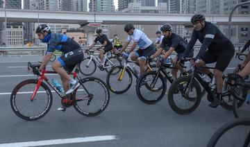 Sheikh Hamdan leads the way as cyclists get freedom of Dubai