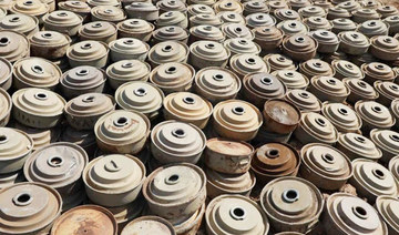Saudi project clears 200,000 Houthi mines in Yemen